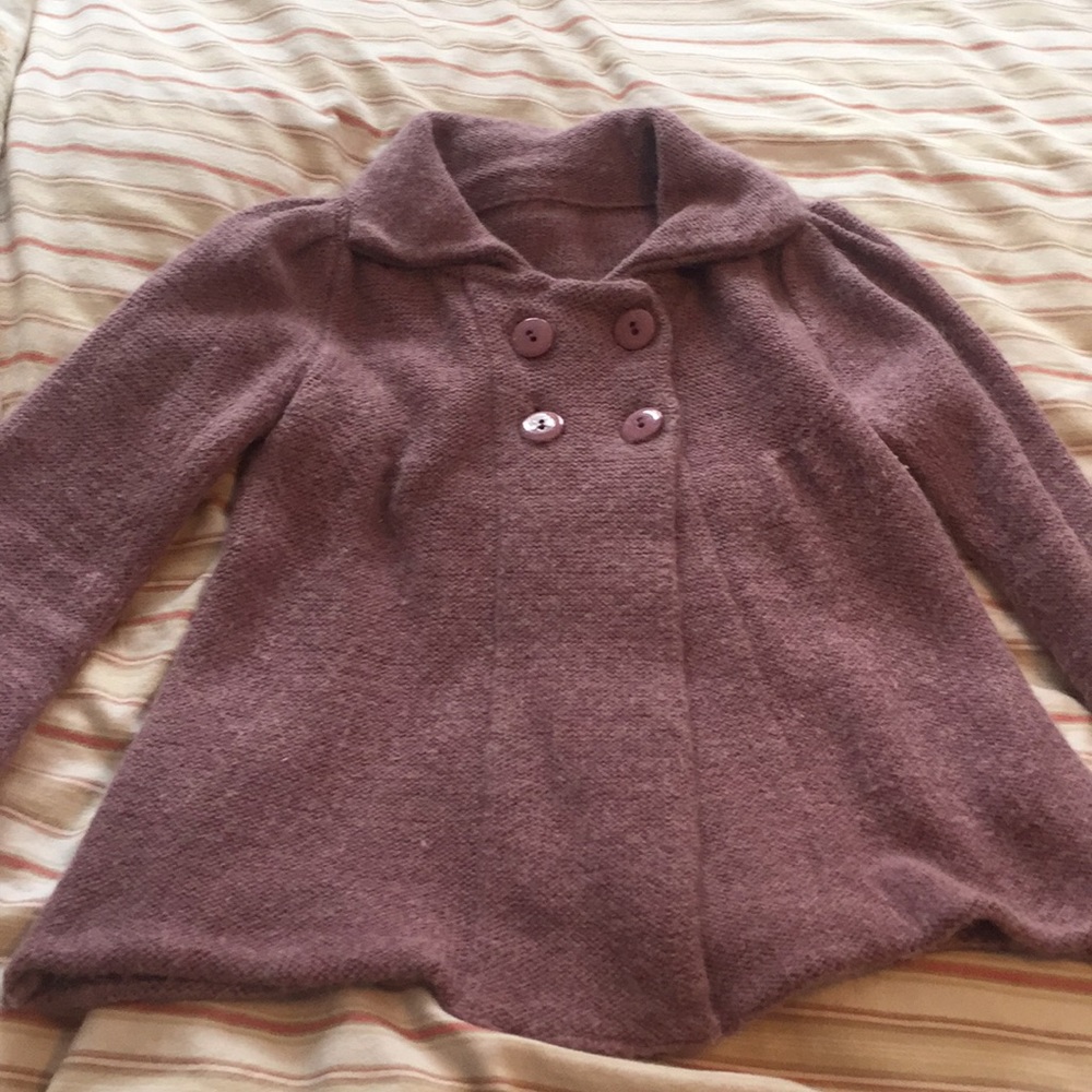 Small Italian peacoat style sweater
